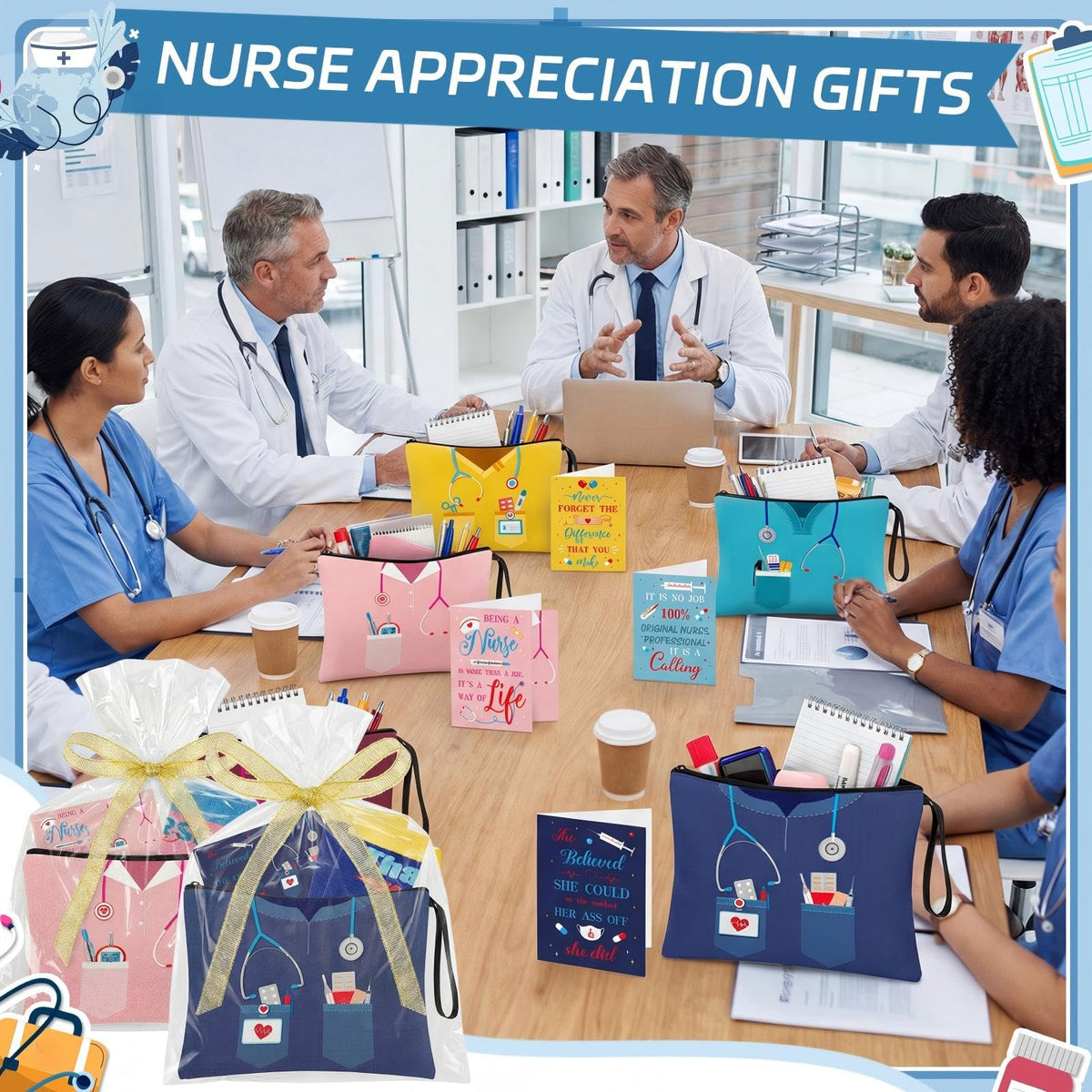 Hushee nurse gift set packaging ready for bulk gifting