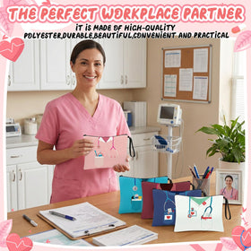 Hushee durable polyester pouches withstand daily use during shifts