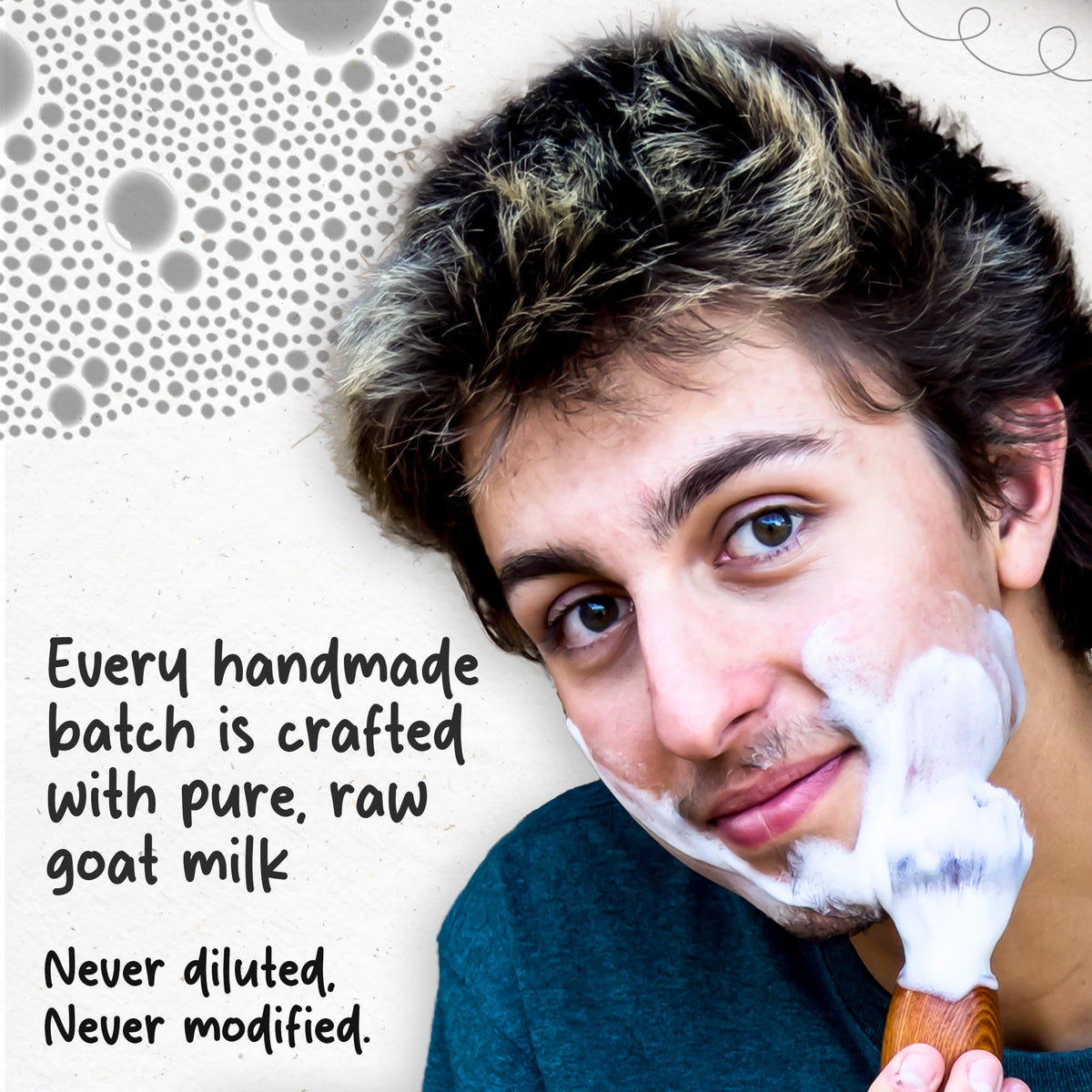 HushHush Farm Patchouli soap oil blend for an earthy aroma and nourishing shave.