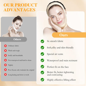 Huxihom Collagen Face Sculpt Wrap ideal for sleeping use and nighttime contouring.