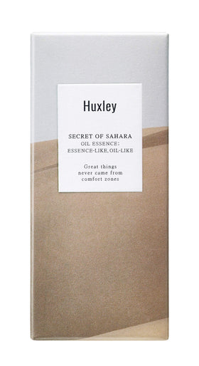 Huxley Secret of Sahara Oil Essence texture shot reveals a light, non-greasy finish.