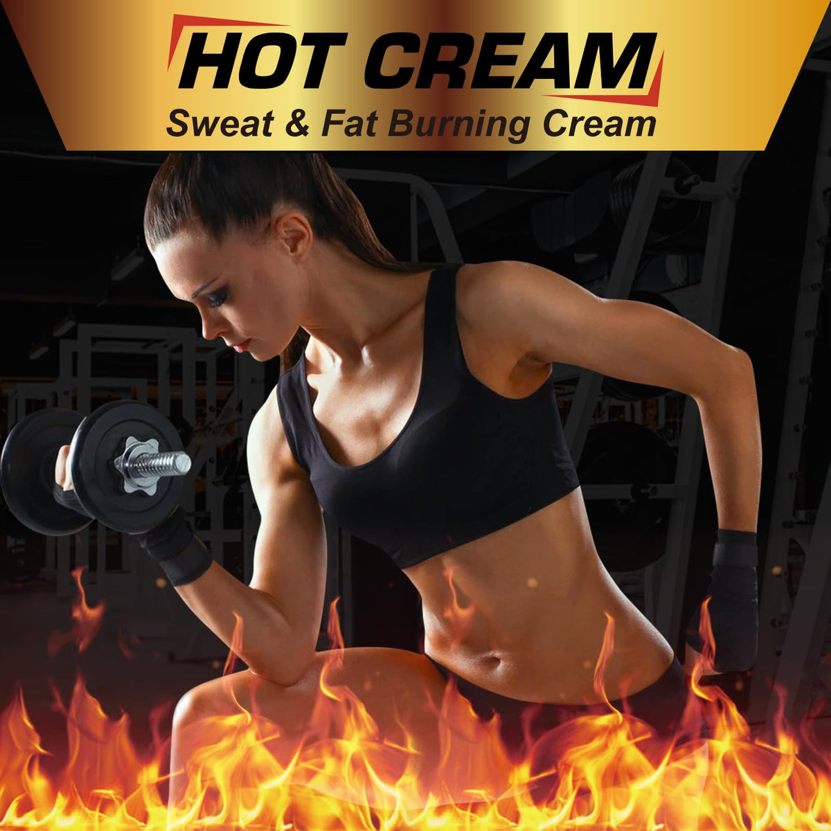 HUYEHF Sweat Cream's gentle formula supports skin hydration after workouts.