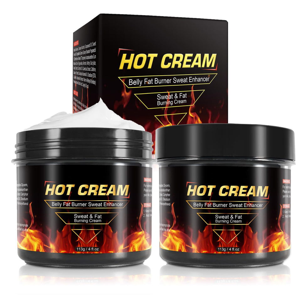 HUYEHF Sweat Cream targets areas during workouts for improved circulation and smoother skin.