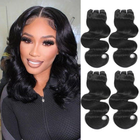 HVN-KVVM body wave bundles 14inch four bundles for full, natural-looking volume.
