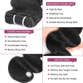 HVN-KVVM Brazilian virgin hair close-up highlighting natural texture