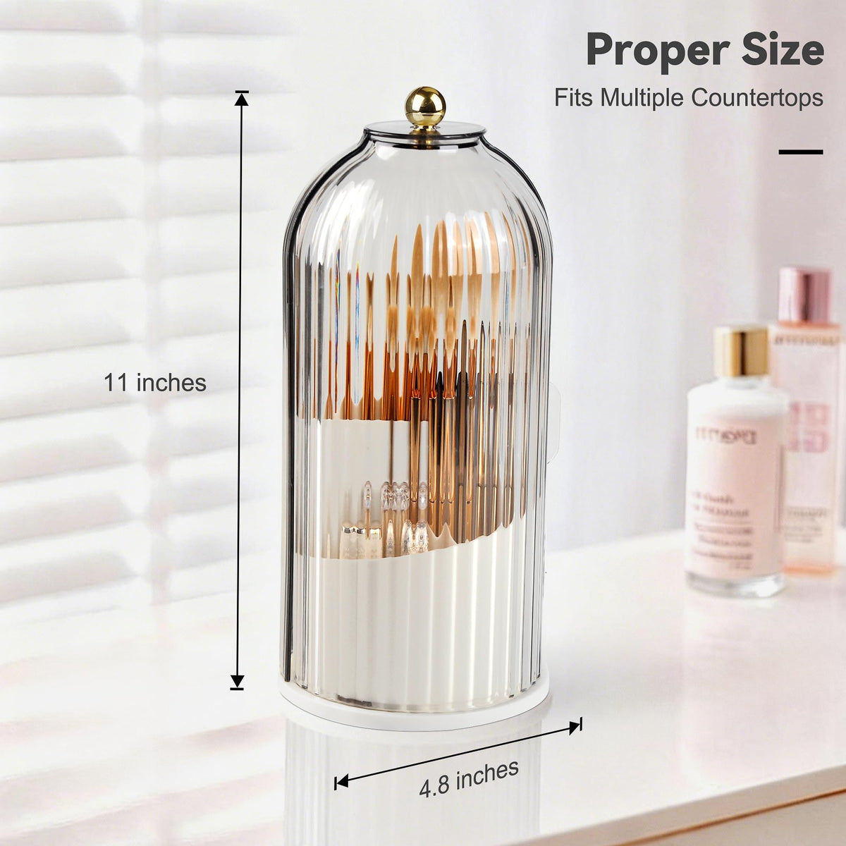 Hvygss decorative vanity organizer doubles as a stylish gift.