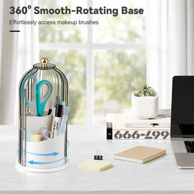 Hvygss multifunctional desk organizer for brushes, pencils, and more.