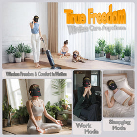 HWGIZP Ergonomic design mask reduces facial pressure for comfortable daily sessions
