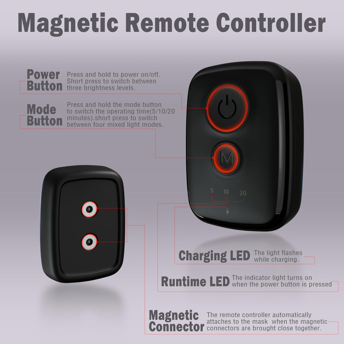 HWGIZP Wireless Battery with remote control enables cordless use during routines