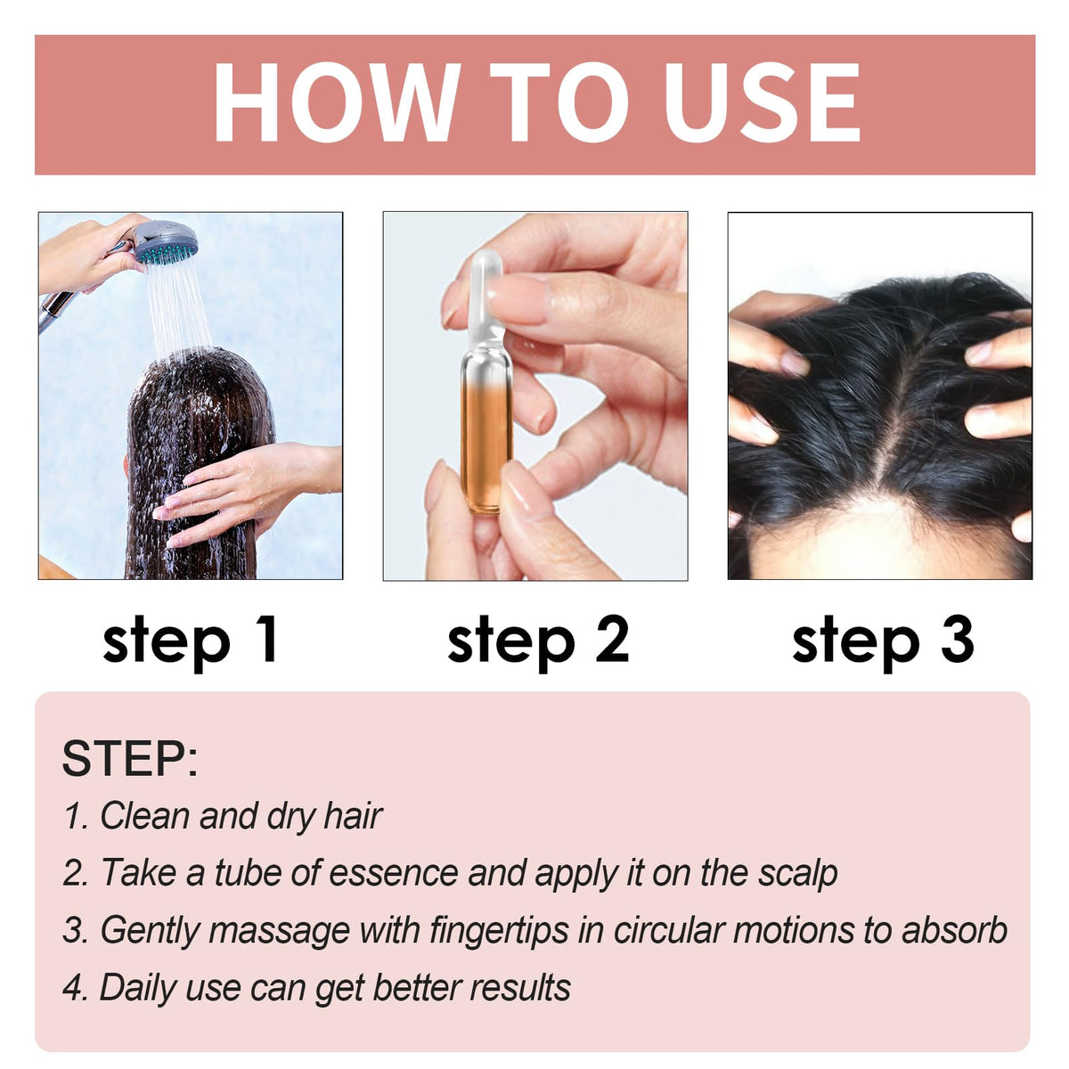 HXLANE Virgin hair benefits from Hair Ampoule Treatment resilience.
