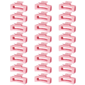 HXOGD hair claw clips in pink pastel finish for everyday styling.
