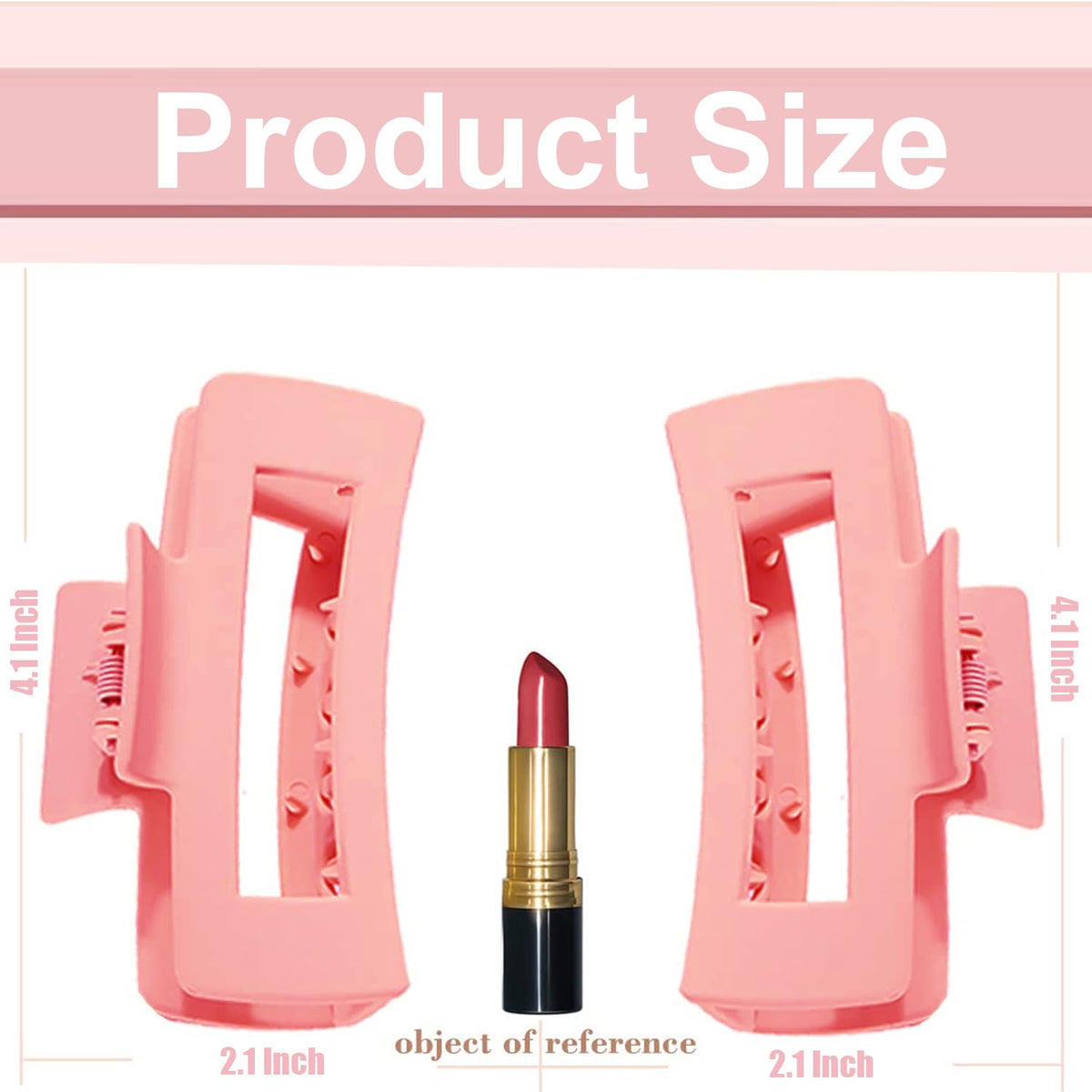 HXOGD large claw clip with strong spring for thick hair.