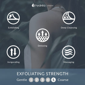Hydrea London dry brush supports gentle lymphatic drainage and smoother texture.