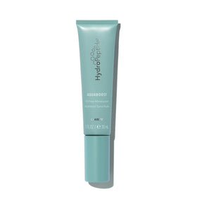 HydroPeptide AquaBoost oil-free bottle highlighting lightweight hydration for clear skin.