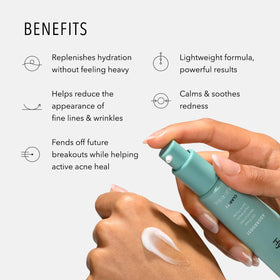 HydroPeptide AquaBoost oil-free dispense demonstrates easy daily application.