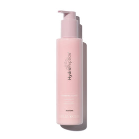 HydroPeptide Cashmere Cleanse bottle showing rose-milk formula for gentle hydration.