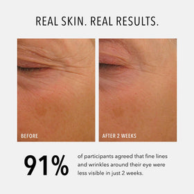 HydroPeptide peptide technology graphic illustrating firming and radiance support