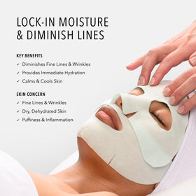HydroPeptide Collagel+ Plus mask delivers cooling hydration across the skin