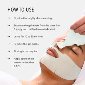 HydroPeptide Collagel+ Plus mask featuring peptides for potential firming and smoother texture