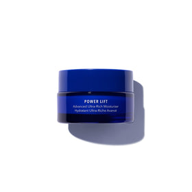 HydroPeptide Power Lift bottle close-up showing rich hydration for dry skin.
