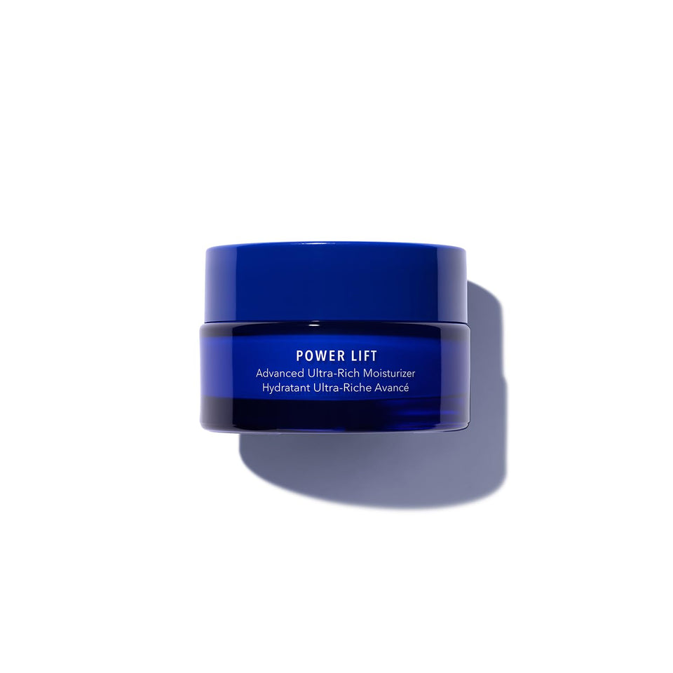 HydroPeptide Power Lift bottle close-up showing rich hydration for dry skin.