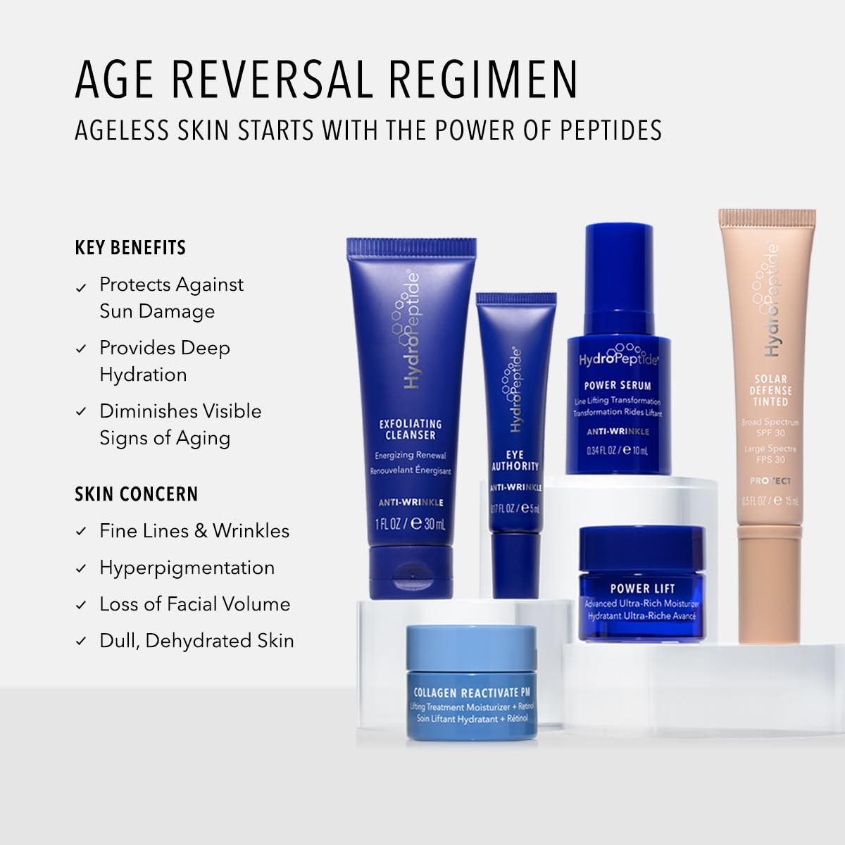 HydroPeptide Eye Authority compact highlighting brightening and fatigue reduction.