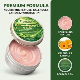 HYGGEAR Miracle Balm applied to back to soothe skin after activity.