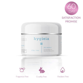 Hygieia+ encapsulated 2% retinol cream ideal for face neck and body usage