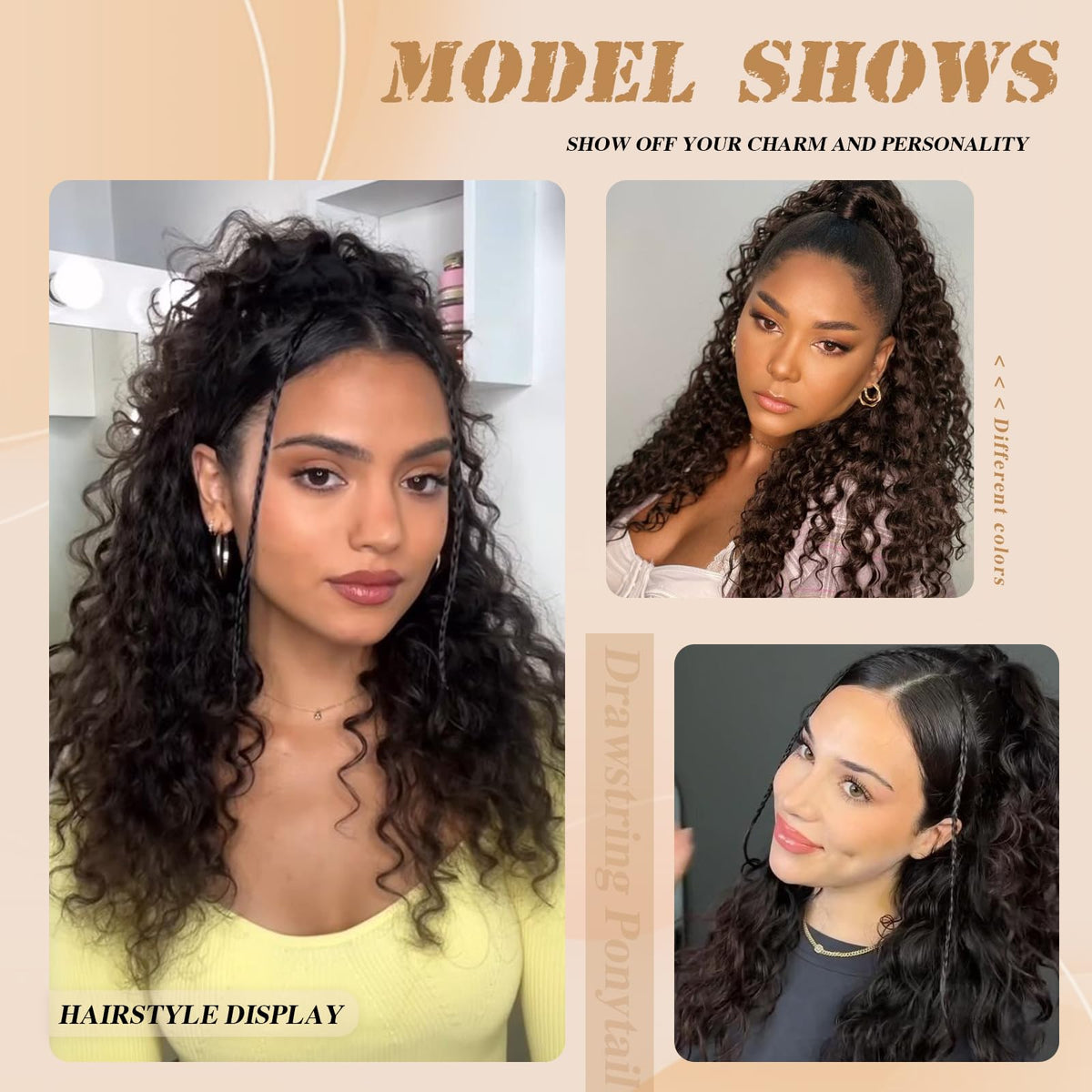 HYJ ponytail for daily to party looks with added length
