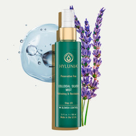 Product packaging highlighting the vegan formula of Hylunia Toner.
