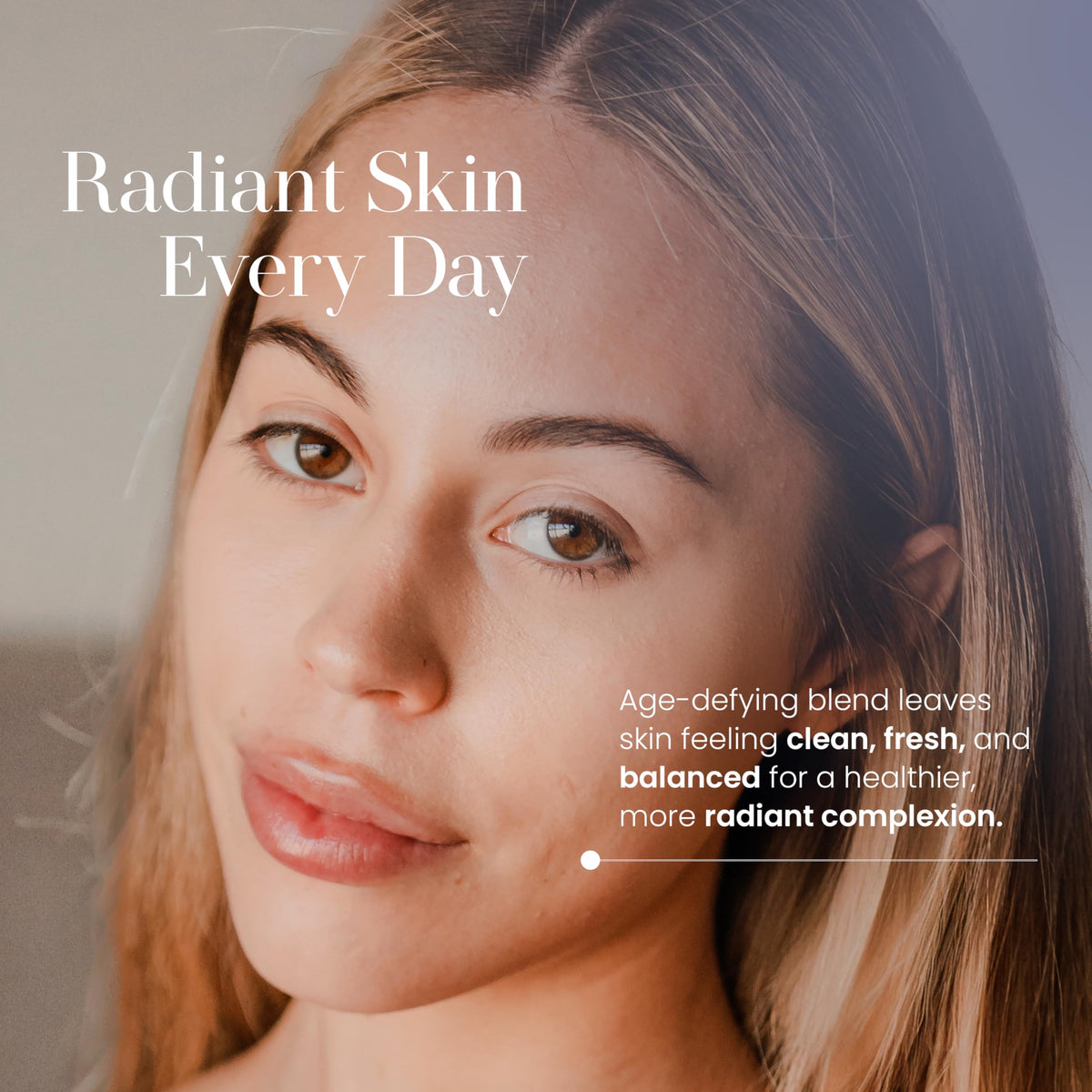 Close-up of Hylunia gel texture showing gentle, sulfate-free formula.