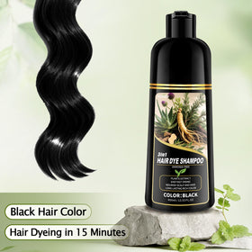 Hynqor gray hair coverage application shows even color across strands