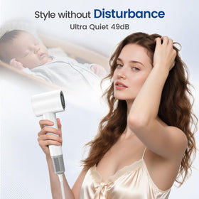 Hyspeedh dryer LED heat settings for precise, customizable airflow.