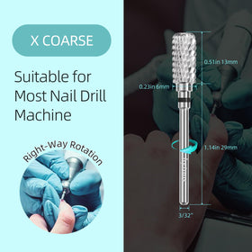 Hytoos 3-32 shank nail bit fits most drills for steady performance