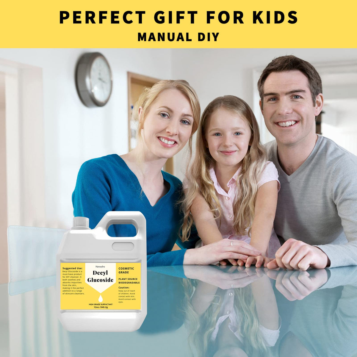Hznxolrc decyl glucoside delivers mild cleansing with rich bubbles