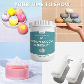 Hznxolrc SCI powder biodegradable and eco-certified for natural cosmetics.