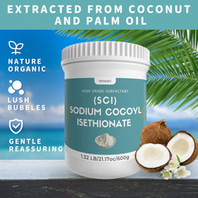 Hznxolrc Sodium Cocoyl Isethionate powder creates rich foam for luxurious baths.