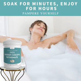 Hznxolrc SCI powder versatile for bath truffles, bath bombs, and solid shampoos.