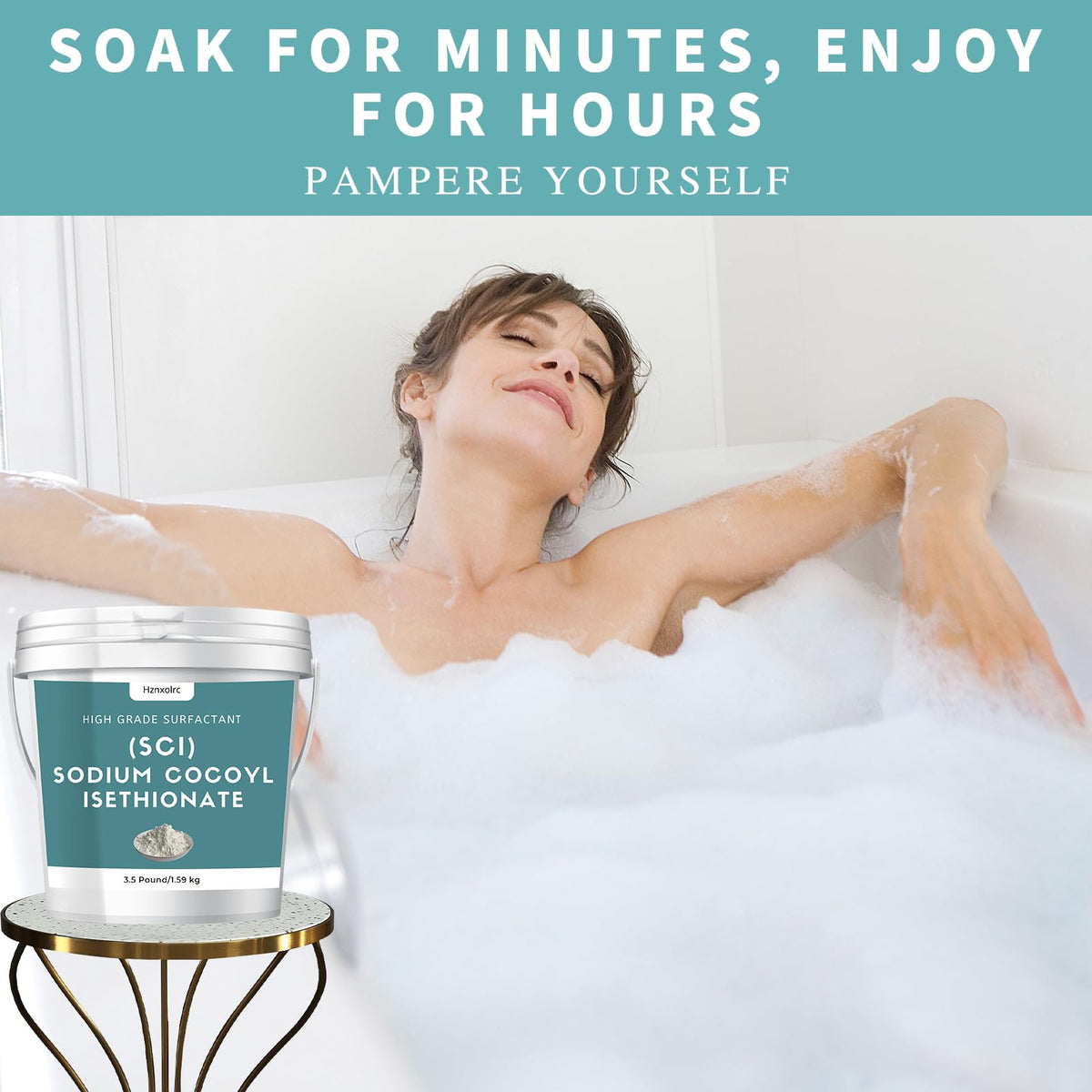 Hznxolrc SCI powder texture closeup reveals silky lather potential