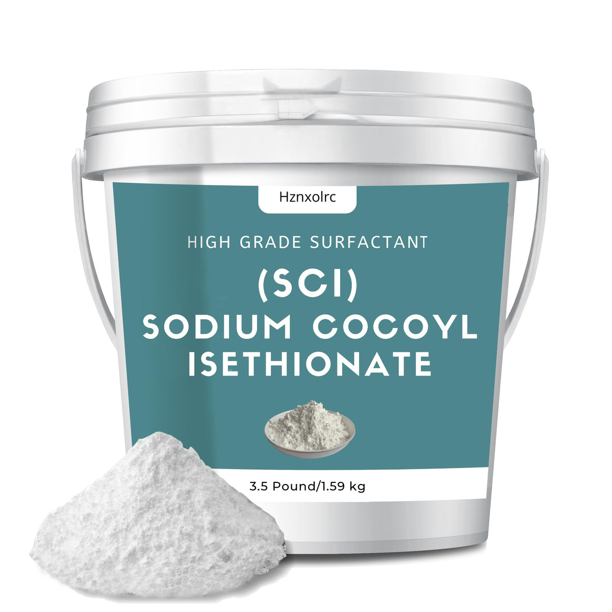 Hznxolrc SCI powder packaging shows premium base for bath bombs