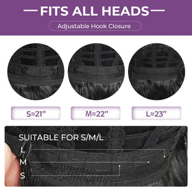 iaelev lightweight wig 170-180g offers comfortable all-day wear