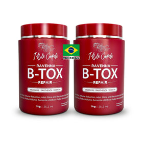 I Belli Capelli B-tox Repair Mask packaging highlights keratin treatment for smoother hair