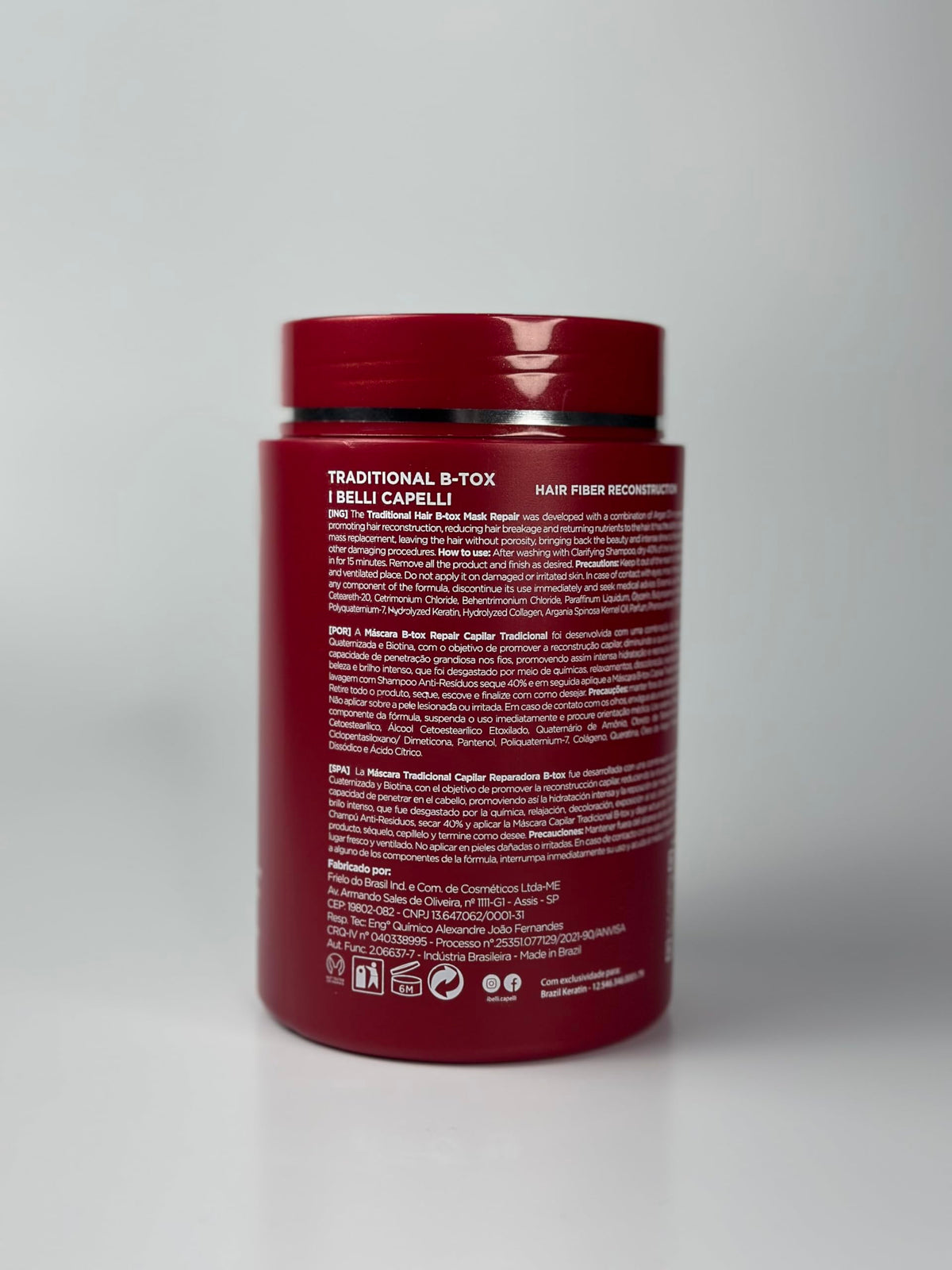 I Belli Capelli B-tox Repair Mask dual-pack packaging communicates value and convenience