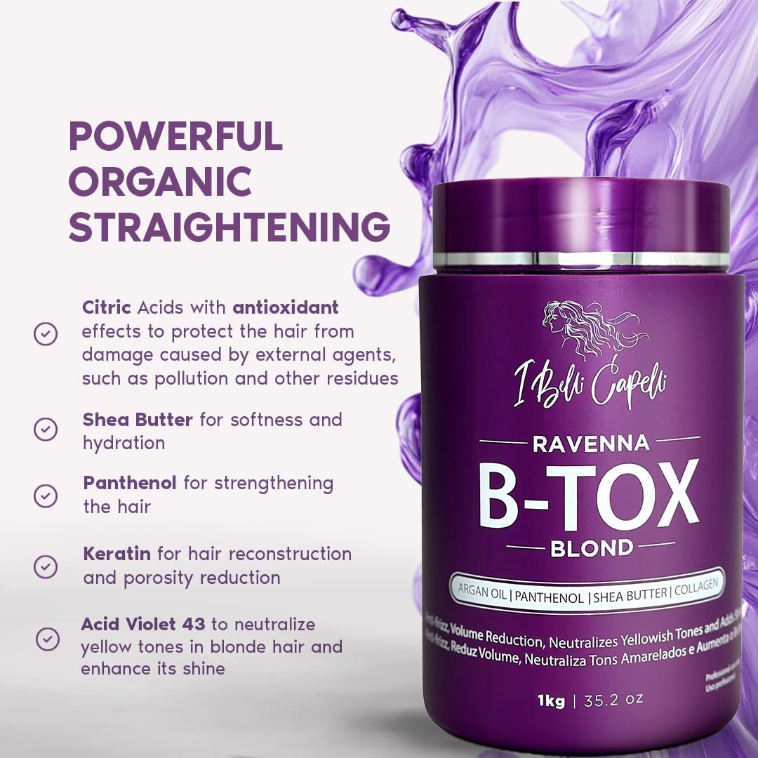I Belli Capelli Ravenna Blond clarifying shampoo bottle removes buildup for a fresher base