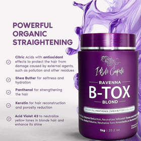 I Belli Capelli Ravenna Blond clarifying shampoo bottle removes buildup for a fresher base
