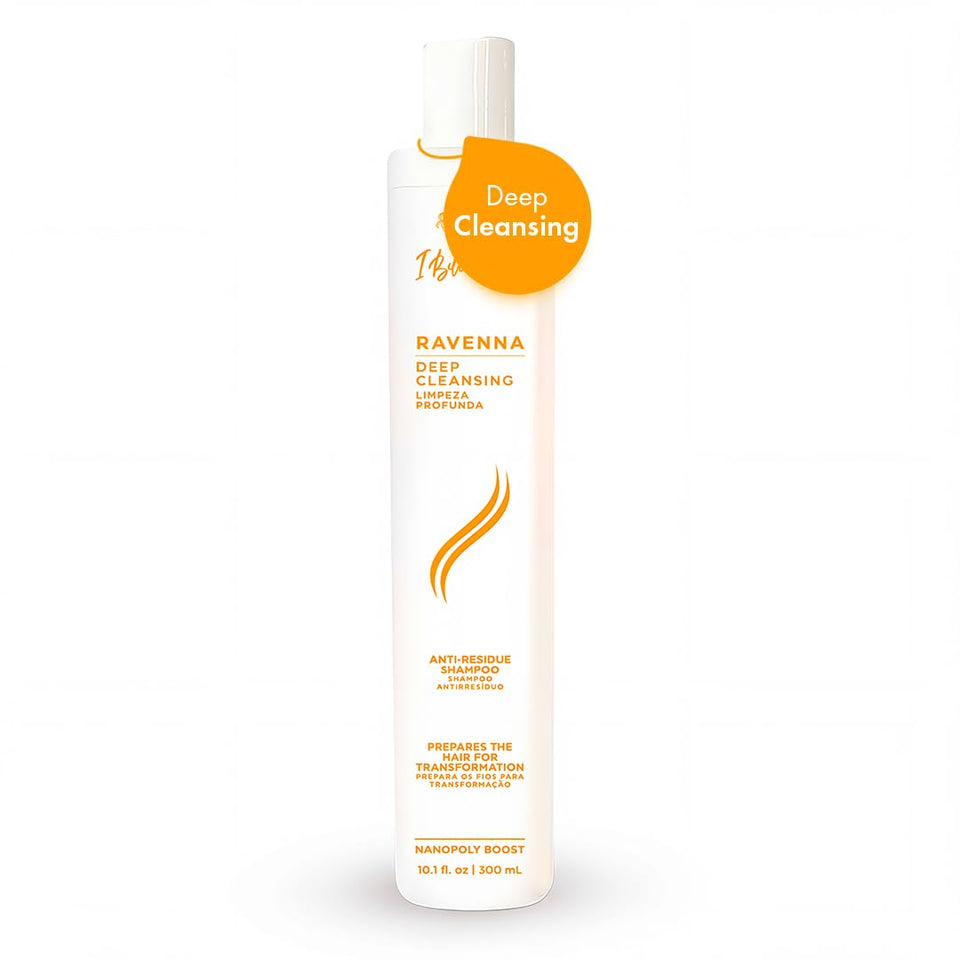 I Belli Capelli Ravenna clarifying shampoo bottle shows detoxifying cleanse for refreshed hair