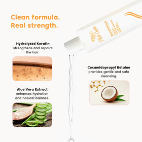 I Belli Capelli Ravenna clarifying shampoo lather demonstrates gentle cleanse without drying