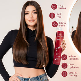 Treatment gloss tube enriched with amino acids and keratin for shine