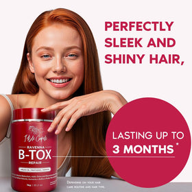 I Belli Capelli Ravenna straightening results on silky hair with lasting shine.