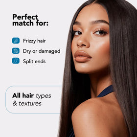 I Belli Capelli Torrano gel application step shows an easy, user-friendly keratin treatment